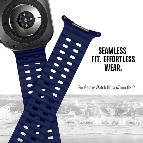 Miniatura 3 de Acextro Paquete de 6 Correas Deportivas Marinas Compatibles con Galaxy Watch Ultra de 47 mm (2025/2024), Correas para Reloj Samsung Watch 7 Ultra