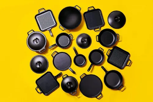 Miniatura 6 de Lodge BOLD - Sartén de hierro fundido sazonado de 12 pulgadas con asas de bucle; utensilios de cocina de diseño
