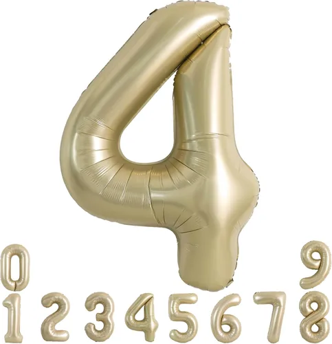 Miniatura 114 de TONIFUL 40 Inch Pastel Blue Number 8 Foil Balloons Large Mylar Foil Digital 8 Balloons for 8th Birthday, Gender Neutral Party, Baby Shower, Oro rosa
