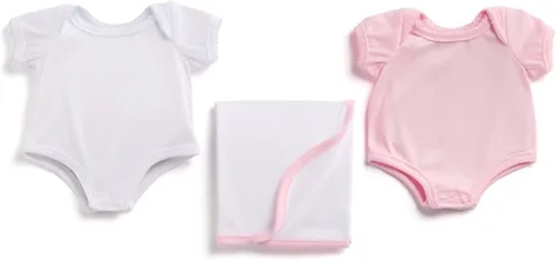 Miniatura 5 de JC Toys, for Keeps! La Newborn by Berenguer Set de regalo para muñecas de 15 a 17 pulgadas, 6 piezas para niños mayores de 2 años, rosa, azul