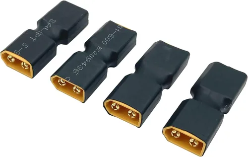 Miniatura 7 de Paquete de 4 conectores XT60 hembra a hembra sin adaptador de cable, adaptador de conector XT60 para RC FPV Car Plane Drone LiPo batería