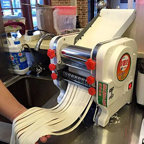 Miniatura 4 de Hengwei 750W 110V Máquina automática de pasta eléctrica para fabricar fideos de prensa, máquina de producción de fideos