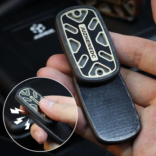 Miniatura 3 de Fidget Slider - Juguete de fibra de carbono EDC con punta de dedo, juguete para aliviar la ansiedad, juguete para adultos para uso diario, estilo 2