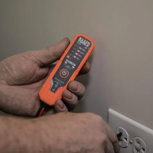 Miniatura 12 de Klein Tools CL120VP Kit de prueba de voltaje eléctrico con medidor de abrazadera, tres probadores, cables de prueba, bolsa