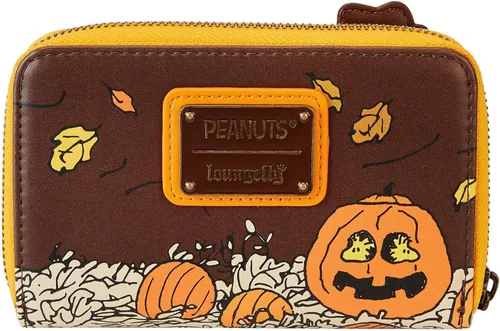 Miniatura 3 de Loungefly Peanuts Snoopy Scarecrow - Cartera con cremallera, Marrón, Cartera