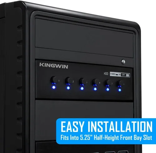 Miniatura 3 de Controlador de refrigeración KingWin, Negro