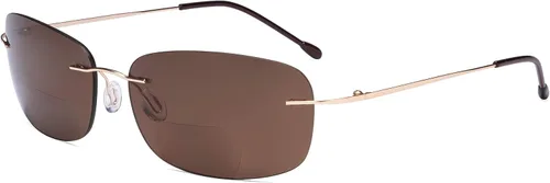 Miniatura 6 de Eyekepper Lentes de sol bifocales sin montura para mujeres y hombres, lectores bifocales ligeros para leer bajo el sol