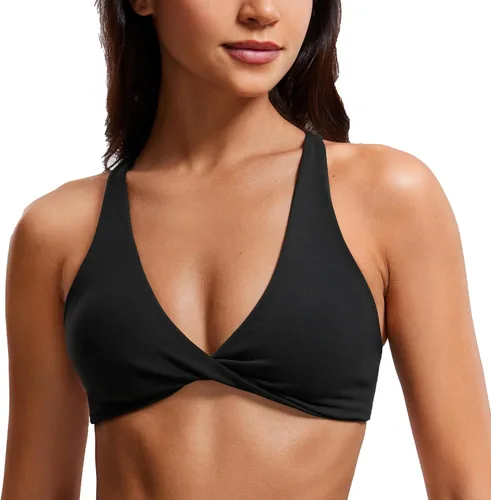 Miniatura 2 de VANTONIA Butterluxe - Brasier deportivo para mujer, con tirantes cruzados, espalda cruzada, parte delantera, brasier deportivo sin espalda, brasier
