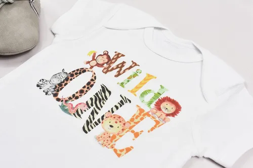 Miniatura 5 de Wild One - Traje de primer cumpleaños – Body o camisa de animales de zoológico, ropa de fiesta temática de safari para niños y niñas