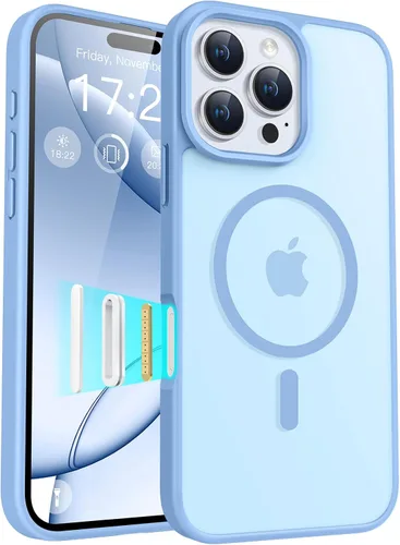 Miniatura 80 de Funda para teléfono Google Pixel 9 Pro XL, Compatible con Magnético, Protección contra Caídas de Grado Militar Translúcida Mate Resistente a Golpes