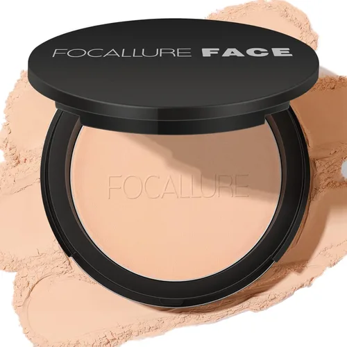Miniatura 11 de FOCALLURE Polvo Facial Suelto de Control de Grasa, Polvo Fijador Suelto Translúcido, Polvo de Acabado Mate Sin Brillo, Fija el Maquillaje de Base