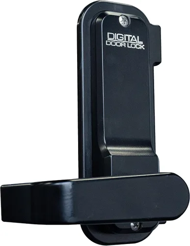 Miniatura 3 de Lockey USA Sumo GL2JBMG - Cerradura de puerta de palanca de montaje en superficie mecánica de grado marino negro azabache (GL2JBMG)