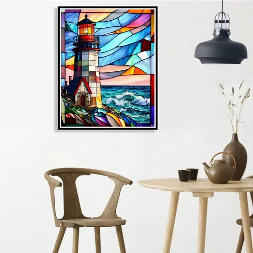 Miniatura 7 de Pintura de diamantes de cristal de colores 5D, kit de arte de diamantes para adultos, kit de pintura de diamantes para bricolaje, kit de arte