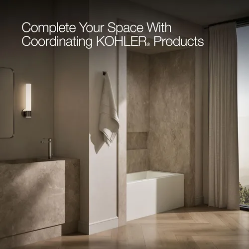 Miniatura 6 de Kohler 1956-LA-96 Underscore® 60" x 30" baño de alcoba, drenaje izquierdo, galleta