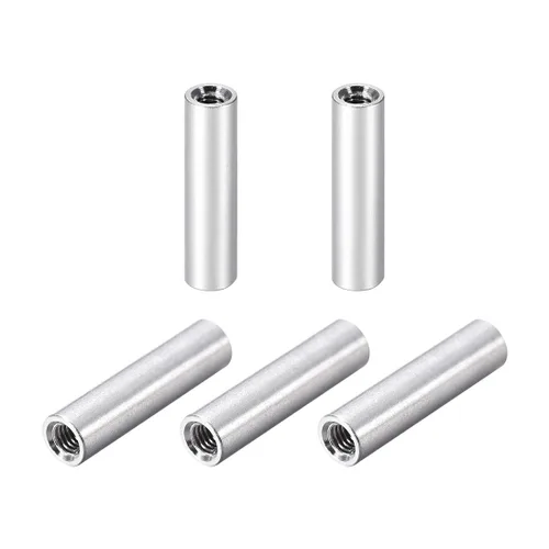 uxcell 5 unids M3x20mm redondo aluminio Standoff columna espaciador hembra para drone FPV Quadcopter Racing RC multirotors piezas DIY plateado