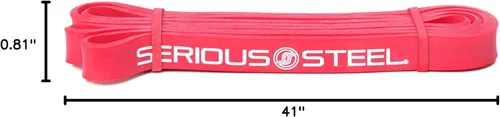 Miniatura 9 de SERIOUS STEEL FITNESS Banda asistida de 41 pulgadas, resistencia y estiramiento, bucle de asistencia de levantamiento de potencia y pull-up