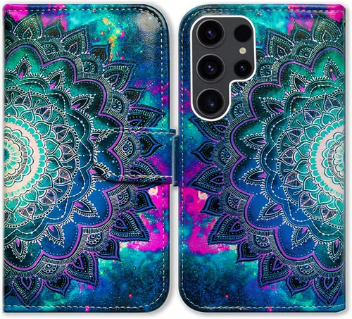 Miniatura 19 de Bcov Funda para Galaxy S23 Ultra, funda de piel con tapa para Samsung Galaxy S23 Ultra con ranura para tarjeta y soporte para Samsung Galaxy S23