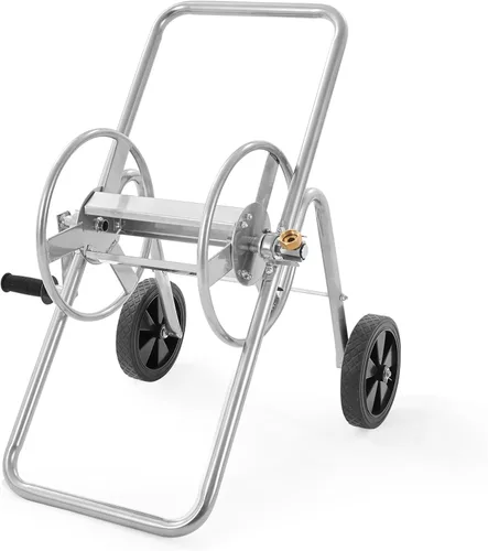 Miniatura 9 de VEVOR Carro de carrete de manguera, soporta hasta 175 pies de manguera de 5/8 pulgadas (manguera no incluida), carrito de manguera de agua