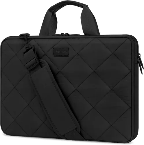 Miniatura 8 de MOSISO 360 Protective Laptop Shoulder Bag, Double Layer Fluffy Padded Laptop Bag with Anti-theft Zipper