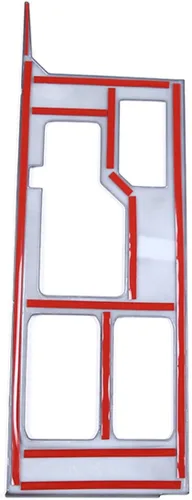 Miniatura 7 de TOYCIDFG Cubierta del panel de palanca de cambios compatible con Toyota Tundra 2022-2026, accesorios interiores (negro UV)