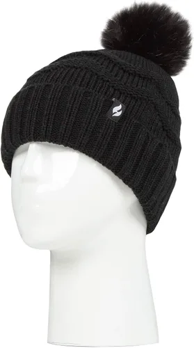 Miniatura 3 de HEAT HOLDERS Gorro de invierno con pompones de piel para mujer