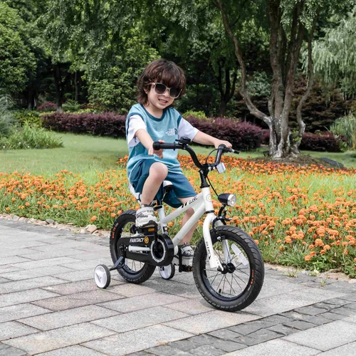 Miniatura 6 de Glerc Fantacy Kids Bike, 12-20 Inch Children Bicycle for 2-13 Years Old Boys Girls, Kids Bicycle with Water Bottle Holder & Headlight & Training