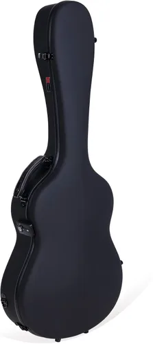 Miniatura 18 de Crossrock Air Carbon - Funda para guitarra clásica 4/4, carcasa rígida de fibra de carbono 100% con mochila y funda protectora, color rojo