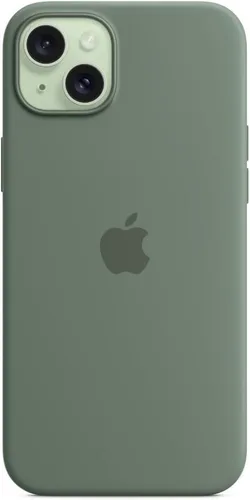 Miniatura 3 de Apple Funda de silicona para iPhone 15 Plus con MagSafe - Cypress - MT183ZM/A