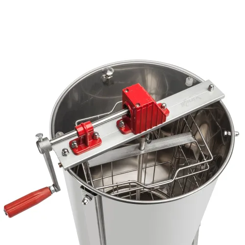 Miniatura 6 de VINGLI Extractor Manual de Miel de 2 Marcos, Separador, Tambor Giratorio de Panal de Acero Inoxidable de Grado Alimenticio, Manivela Manual
