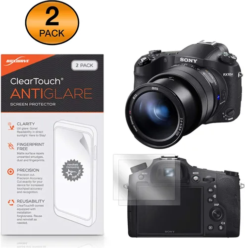 Miniatura 2 de Sony RX10 IV Protector de visualización, BoxWave [cleartouch Anti-brillos (2-Pack)] antihuellas mate película piel Para Sony RX10 IV