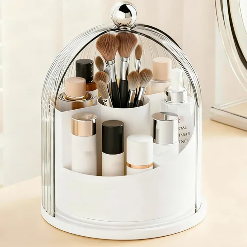 Miniatura 8 de Organizador de perfume de colonia con cajones, almacenamiento de perfumes grandes para encimera, soporte de perfume para colonia, desodorante