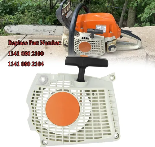 Miniatura 2 de 1141 080 2100 Conjunto de arranque de retroceso para motosierras Stihl MS261 MS271 MS291, sustituye a 1141 080 2104