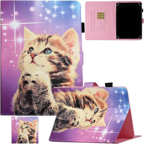 Miniatura 24 de Funda universal para tablet de 9.0 a 10.5 pulgadas, ranuras para tarjetas para iPad 9.7/iPad 10.2/iPad 10.5/Galaxy Tab 3 10.1/Tab 4 10.1/Tab S3 Oso