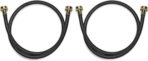 Miniatura 3 de Whirlpool 8212546RP Mangueras de llenado originales OEM para arandelas, accesorio negro de 4 pies – Reemplaza 8212546RW, 8212546IP, 49535