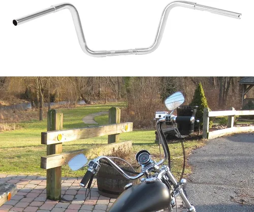 Miniatura 7 de TCT-MT - Manillar de 12 pulgadas de altura y 1 1/4 pulgadas para Harley FLST, FXST, Sportster XL, incluyendo modelos de acelerador por cable