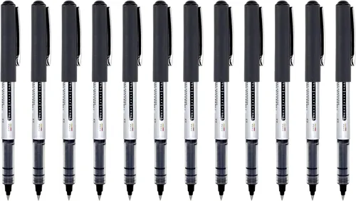 Miniatura 3 de Gullor Vision Stick - Bolígrafos de punta fina de punta fina, tinta líquida de 0.020 in, de secado rápido, para escribir, tinta azul, paquete de 12