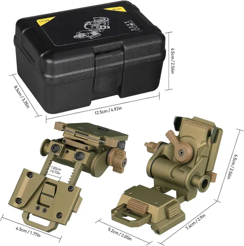 Miniatura 3 de Gafas de visión nocturna NVG montaje para casco de metal L4G24 PVS15/18 Canela