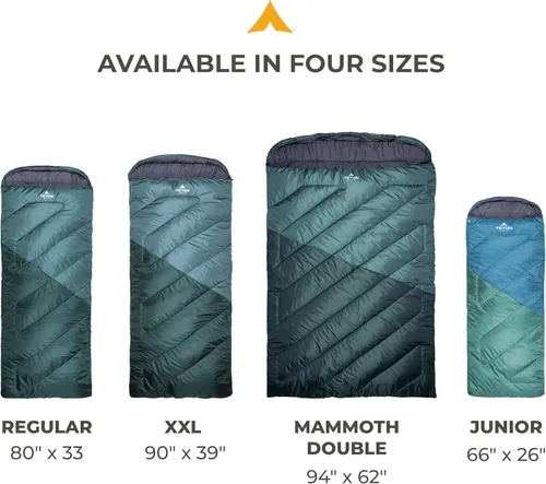Miniatura 5 de Teton Celsius XXL Sleeping Bag, Cold Weather Sleeping Bags for Adults and Kids, Camping Made Easy and Warm. Compression Sack Included, 35F, 25F, 0F
