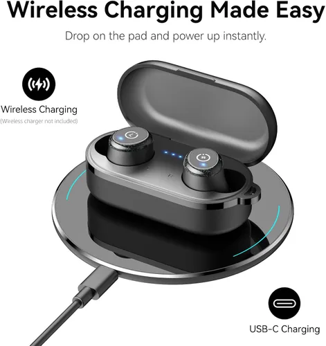 Miniatura 7 de TOZO - T10 - Auriculares inalámbricos Bluetooth 5.0 1 Negro