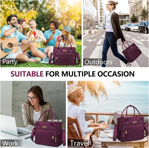 Miniatura 4 de MIYCOO – Lonchera para mujeres - Lonchera grande con aislamiento y a prueba de fugas para mujeres - Loncheras grandes estilo hielera para adultos