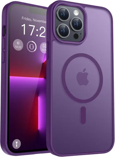 Miniatura 96 de Funda para teléfono Google Pixel 9 Pro XL, Compatible con Magnético, Protección contra Caídas de Grado Militar Translúcida Mate Resistente a Golpes
