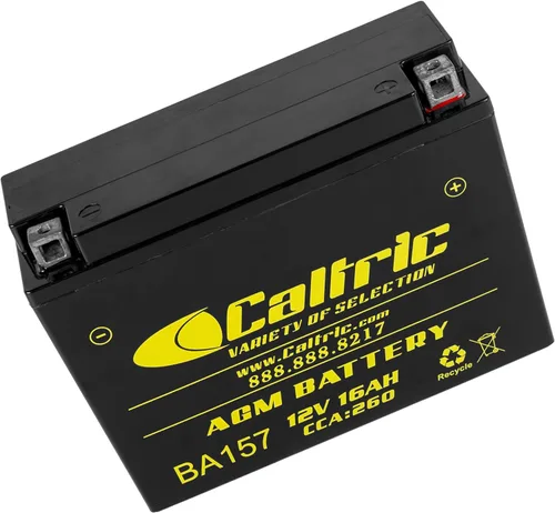 Miniatura 7 de Caltric Agm - Batería compatible con Yamaha Mountain Max 600 700 Mm600 Mm700 1997 1998 1999 2000