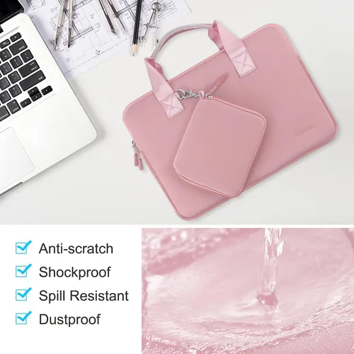 Miniatura 4 de HSEOK manga para portátil, estilo lóbulo / marroquí, tela de lona, bolsa funda para 12.9 iPad Pro / 13.3 pulgadas MacBook Air & Pro con funda