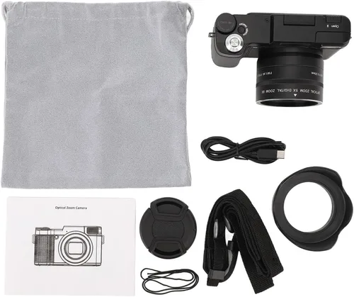 Miniatura 7 de Cámara digital 4K para fotografía, enfoque automático, cámara de vlogging de 48 MP para YouTube, cámara compacta de zoom digital 8X, pantalla de 3