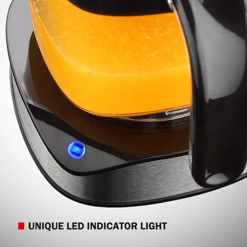 Miniatura 3 de Exprimidor eléctrico de cítricos de 1.2 L, gran volumen, exprimidor de naranja con potente motor y lámpara de trabajo LED, exprimidor eléctrico
