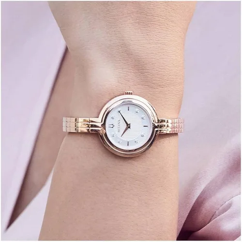 Miniatura 4 de Bulova Ladies Rhapsody Diamond Quartz Bracelet Watch