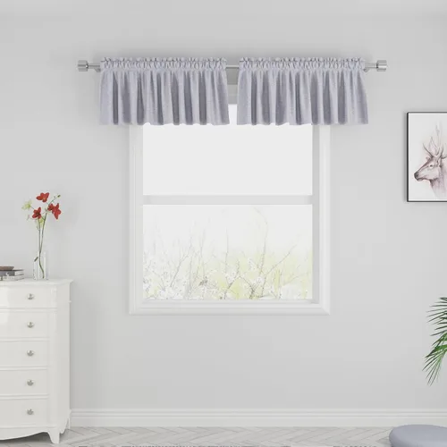 Miniatura 93 de UPOPO Cortinas de Niveles Beige Sobre Fregadero con Textura de Lino para Ventana de Cocina de 16 Pulgadas de Largo Caravana Privacidad Pequeñas