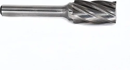 SA5-NF - Brocas rotativas de carburo de tungsteno de corte de aluminio para amoladora de troquel, forma cilíndrica con vástago de 1/4 de pulgada,