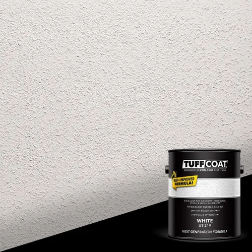 Miniatura 4 de TUFF Coat UT-100 revestimiento antiderrapante, 1 galón Blanco