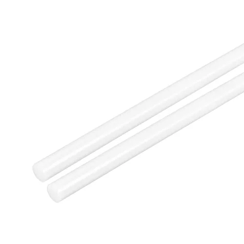 Miniatura 33 de uxcell Varilla redonda de plástico de 1/2 pulgada de diámetro y 20 pulgadas de longitud, varillas de polioximetileno, barras redondas de plástico